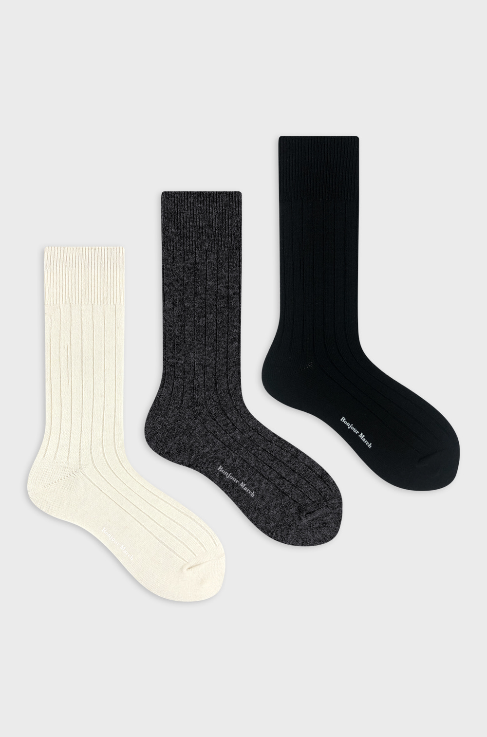 Plain wool socks_B급