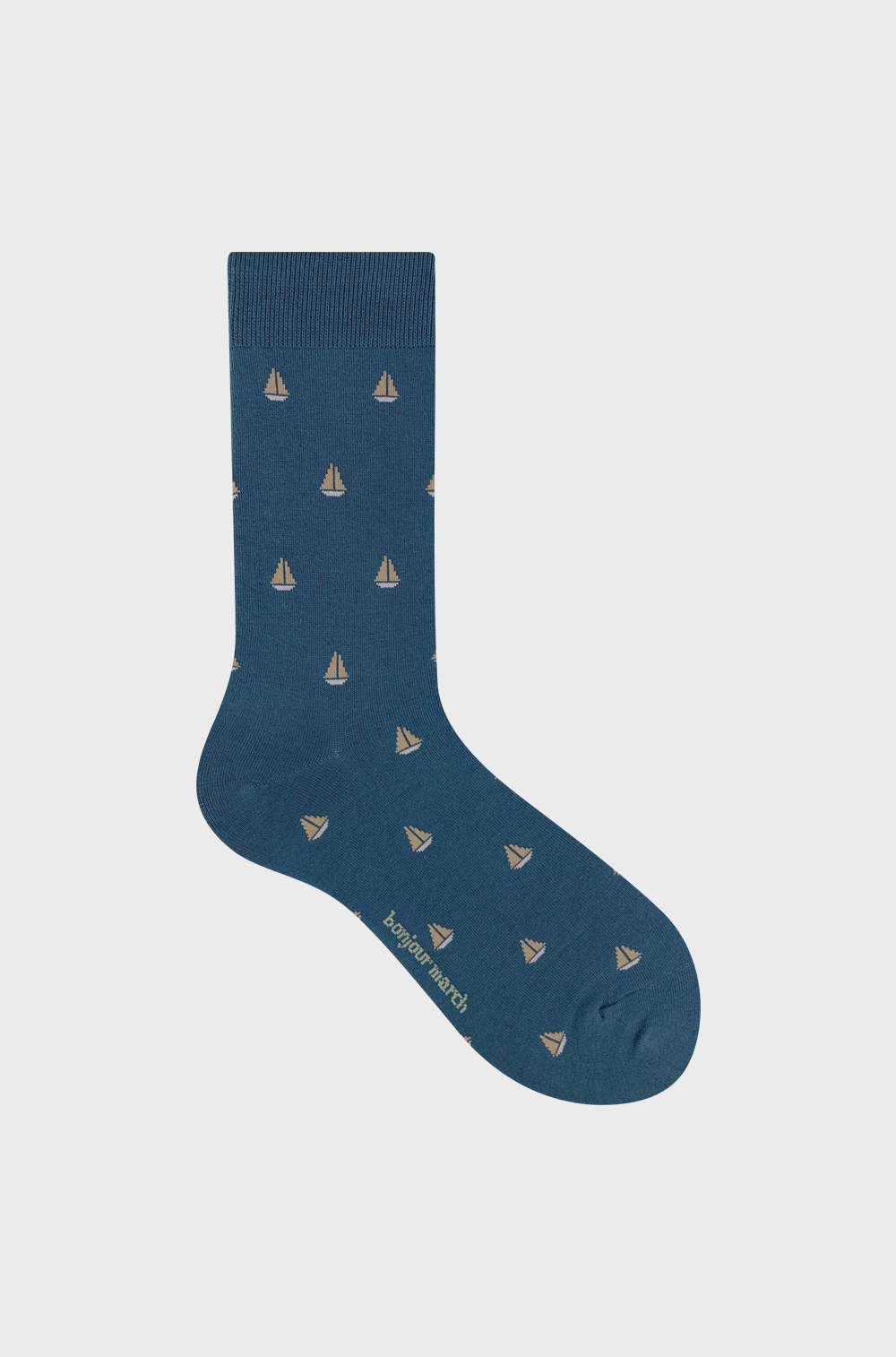 Men&#039;s pattern socks_sailing boat