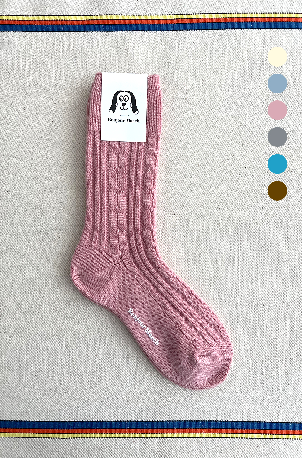 Pastel wool socks