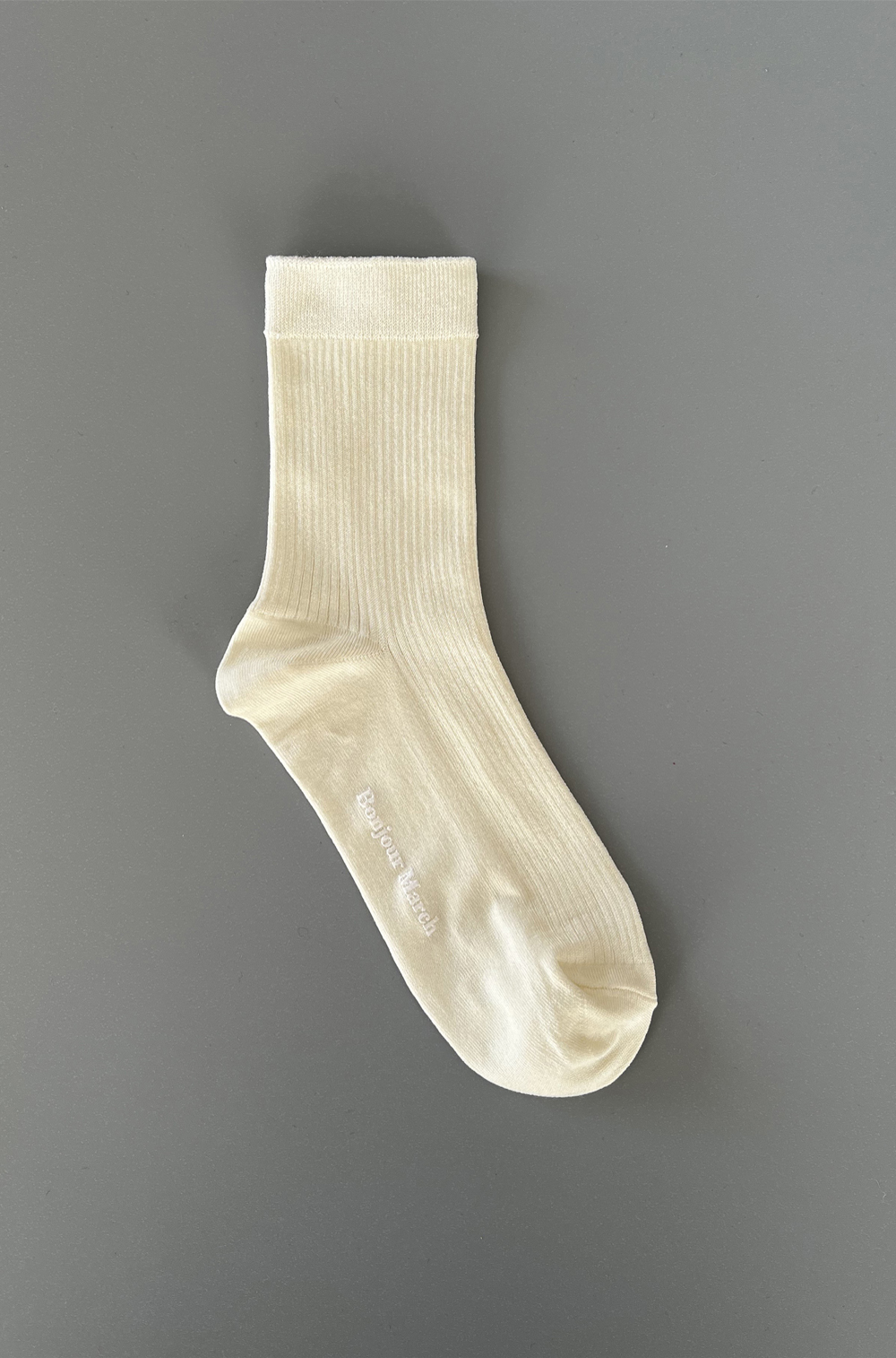 Silket socks_ivory
