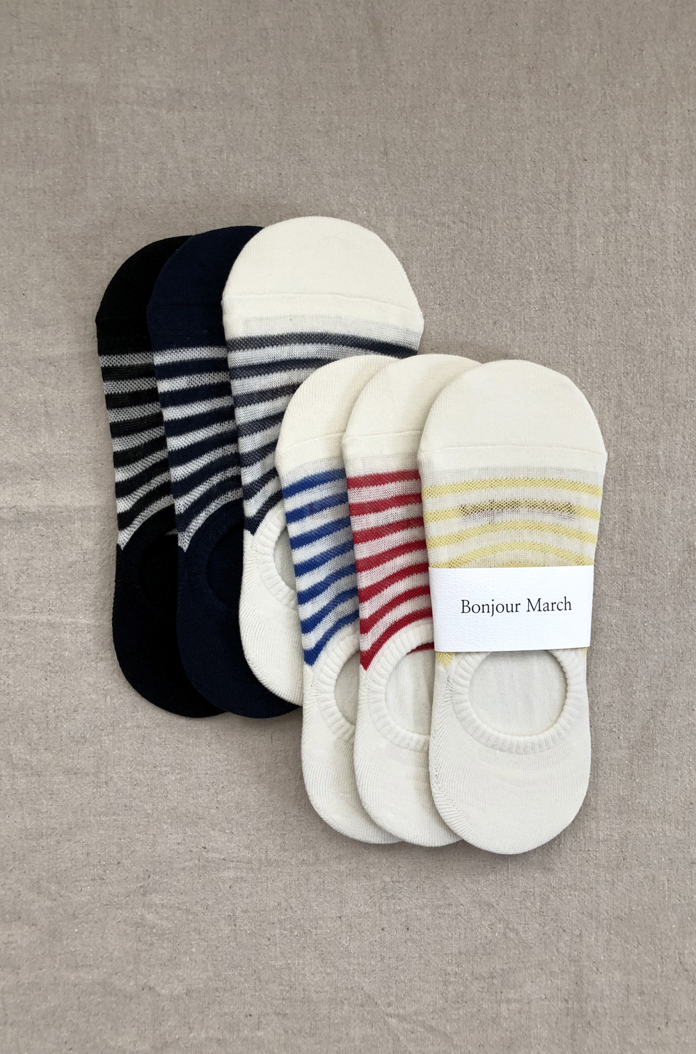 Stripe mesh fake socks (set구매시 최대 33%할인)